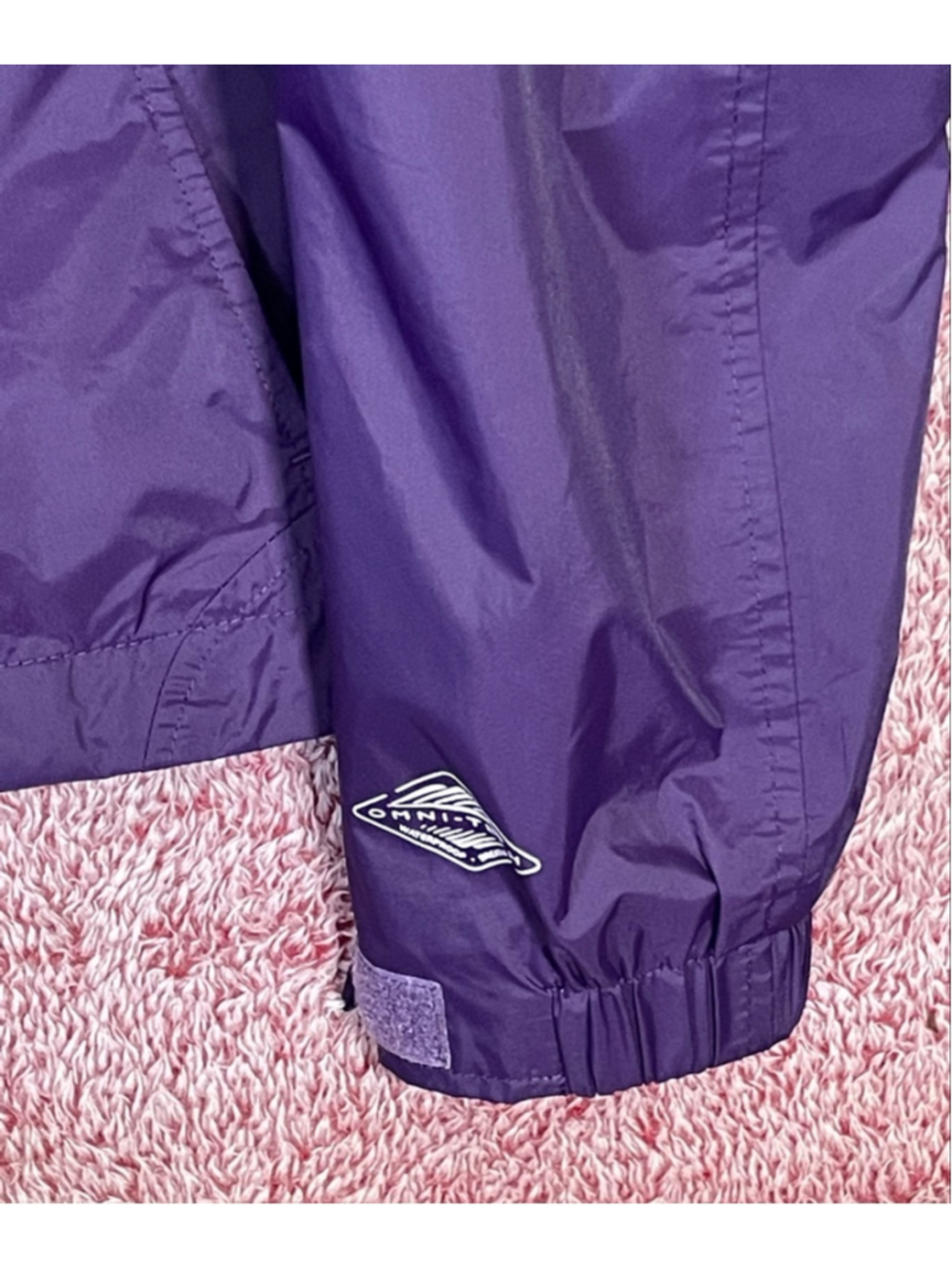 Women's size Large purple Columbia Omni-Tech Rain Jacket - Picture 3 of 6